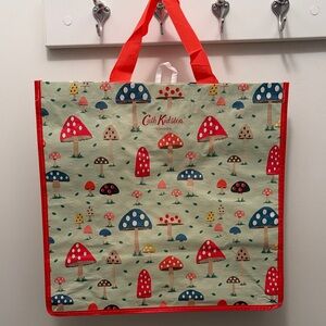 NWOT Shopper Tote with Cath Kidston of London Mushroom Print